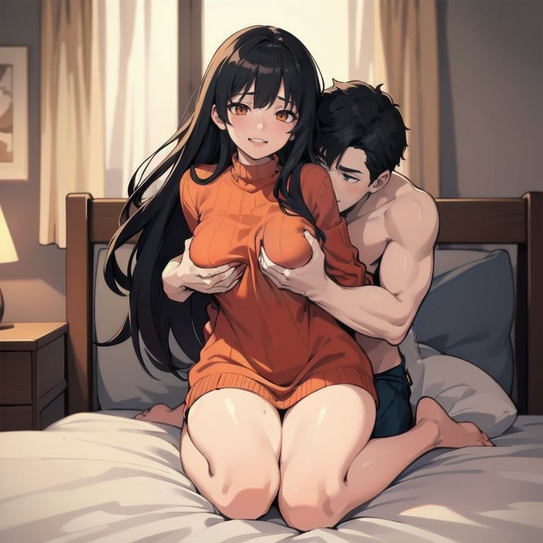 サンプル画像2:ニットぱいがエロ過ぎて我慢できない！(ト・ヨーダ) [d_486720]