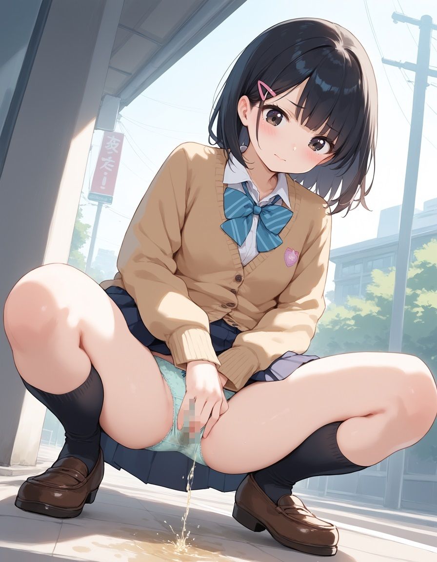 サンプル画像1:女子◎生初めてのおもらし(レベル999) [d_486783]