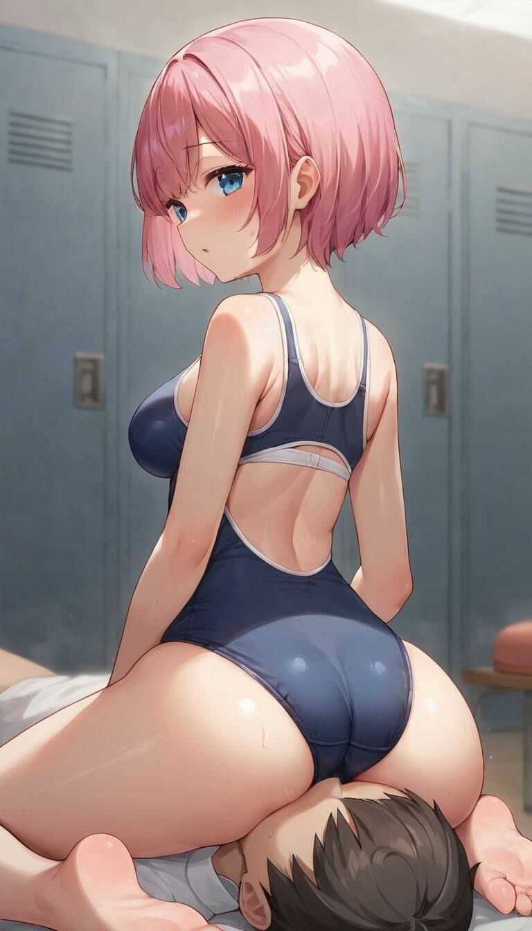 サンプル画像4:スク水ロリが先生に種付けされたpart2(夢幻アトリエ) [d_486841]