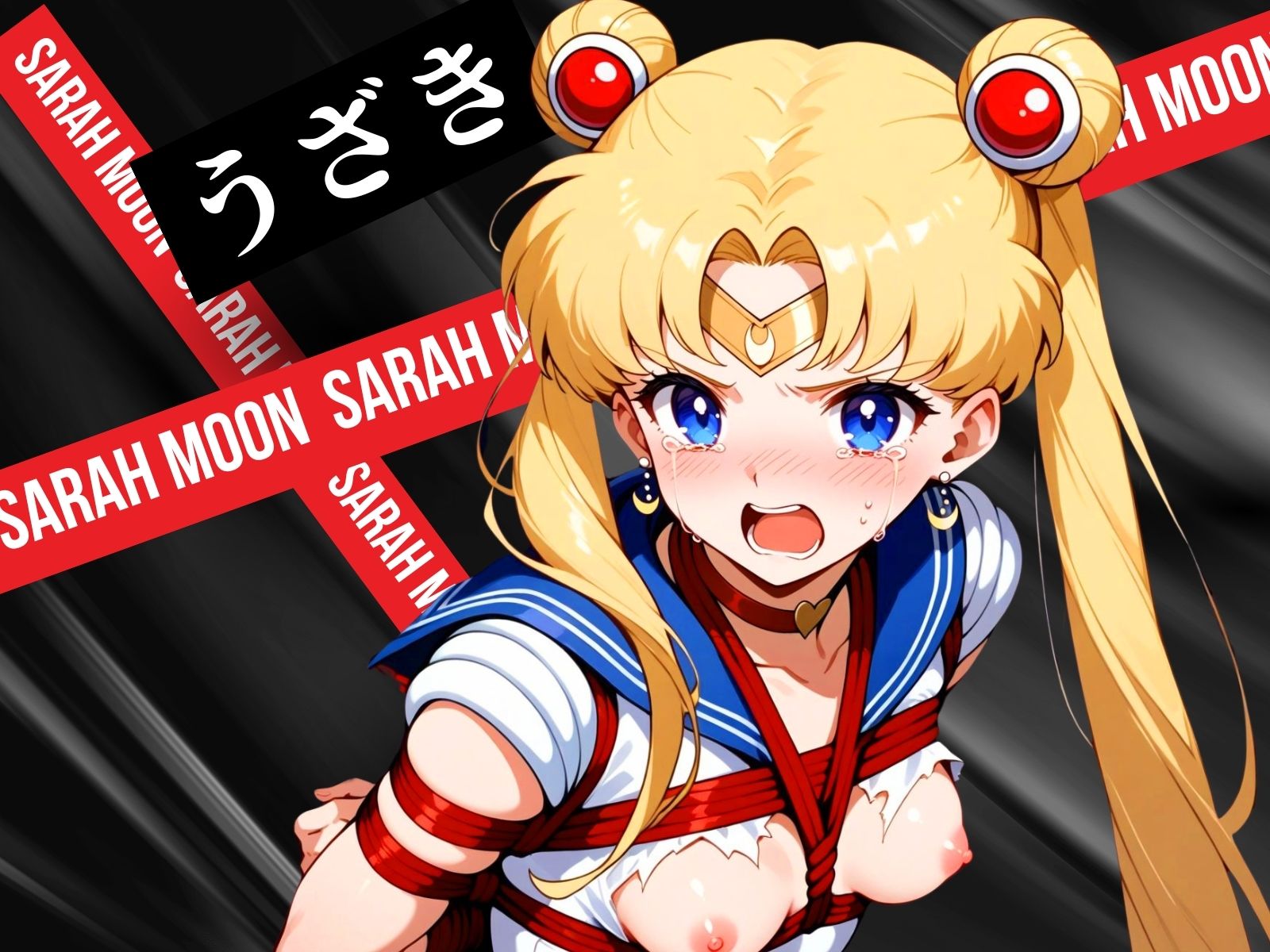 サンプル画像1:バトルヒロイン緊縛 うさぎ・亜美・レイ編(ぶるん) [d_486847]