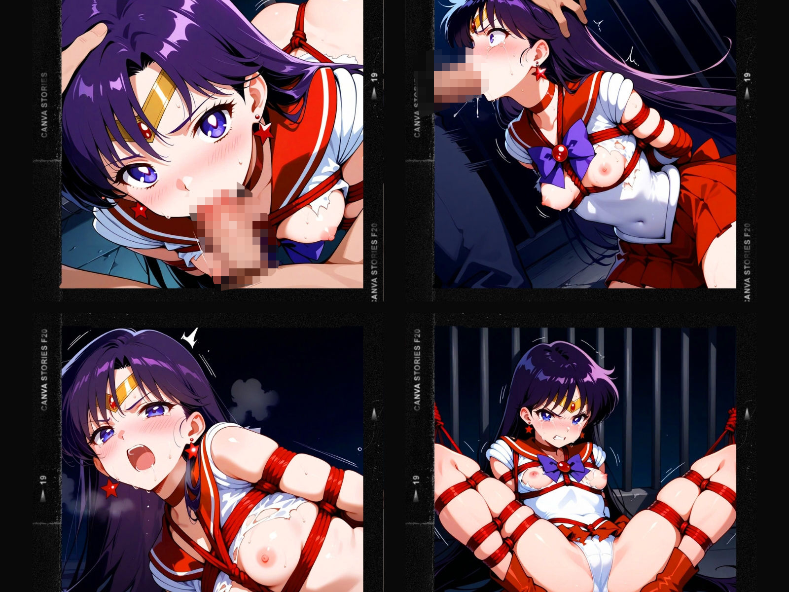 バトルヒロイン緊縛 うさぎ・亜美・レイ編