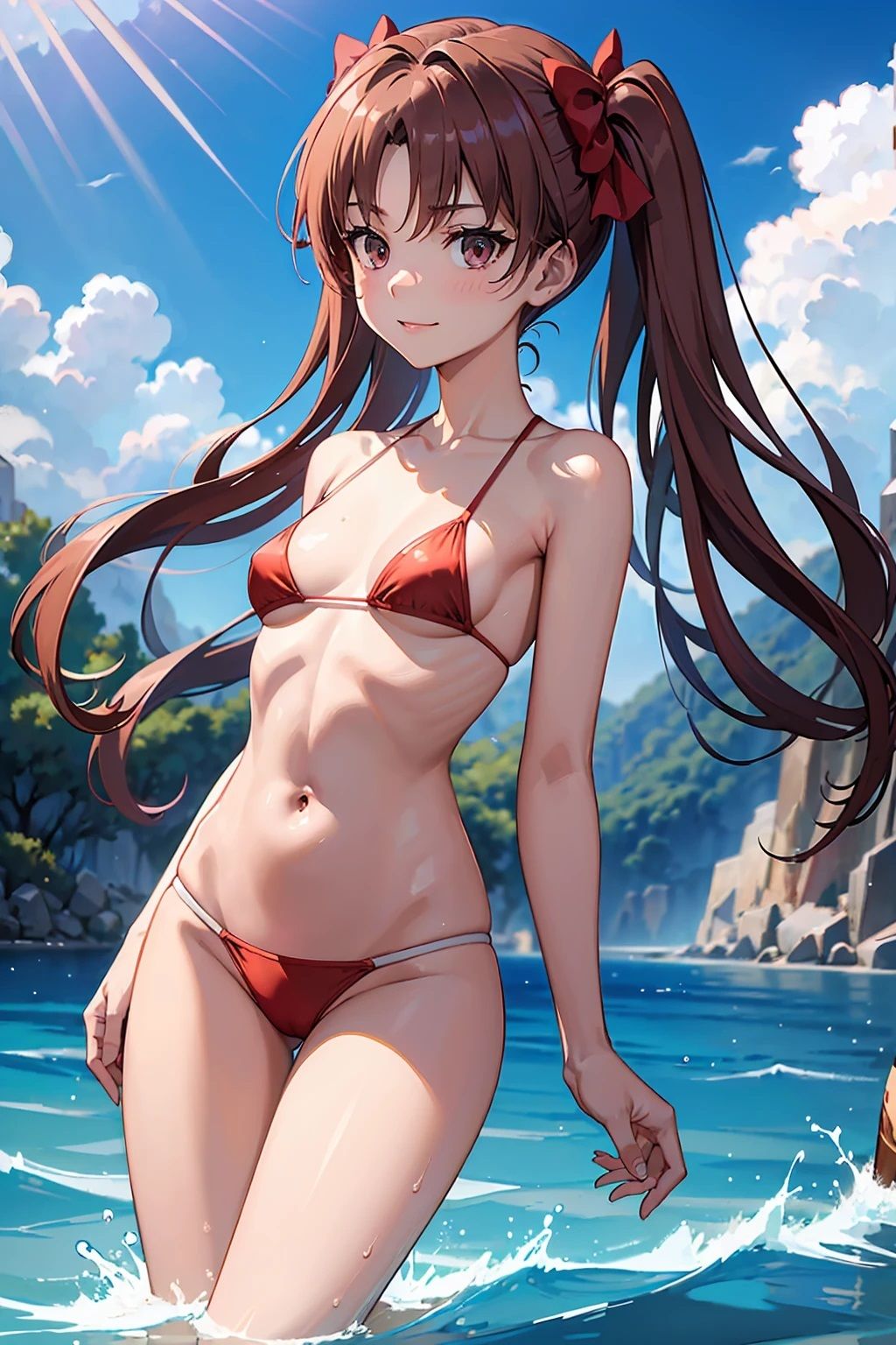 サンプル画像1:白井〇子  マイクロビキニ（98枚）(ひぐまアート) [d_486966]