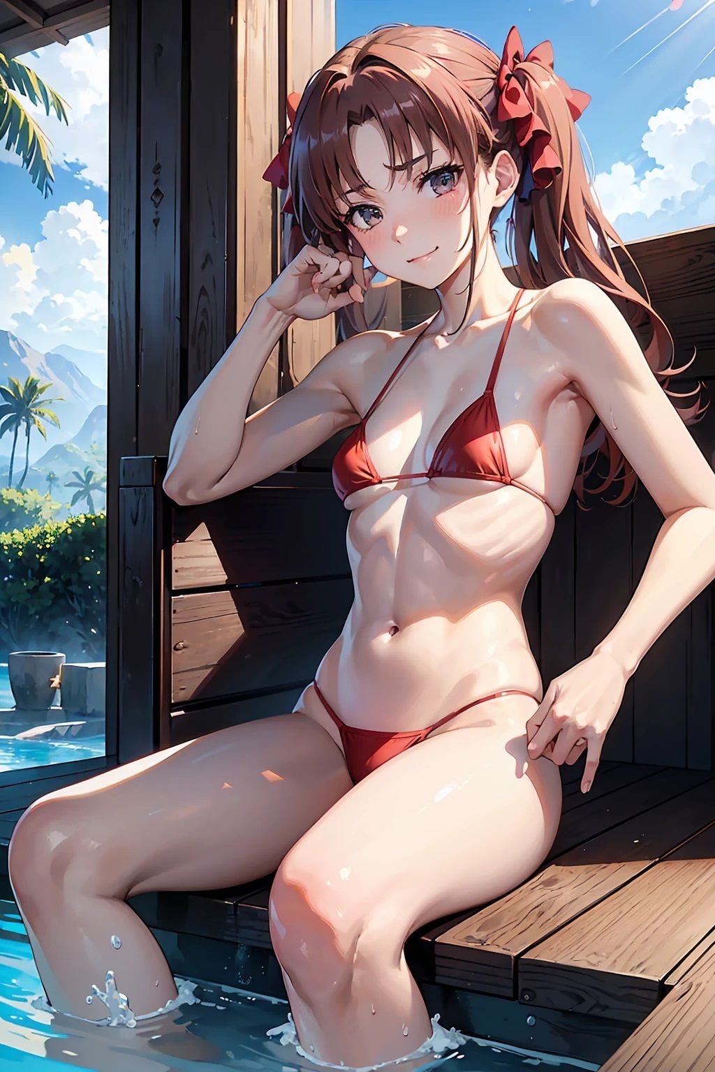 サンプル画像2:白井〇子  マイクロビキニ（98枚）(ひぐまアート) [d_486966]