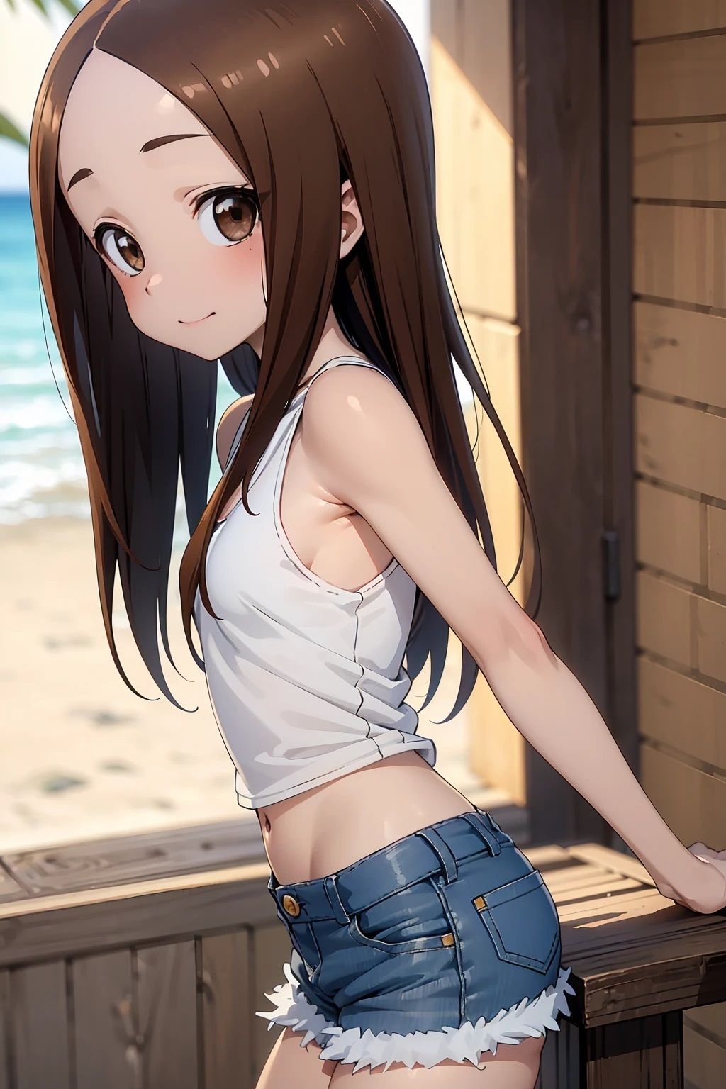 サンプル画像1:高〇さん  タンクトップ（75枚）(ひぐまアート) [d_486967]