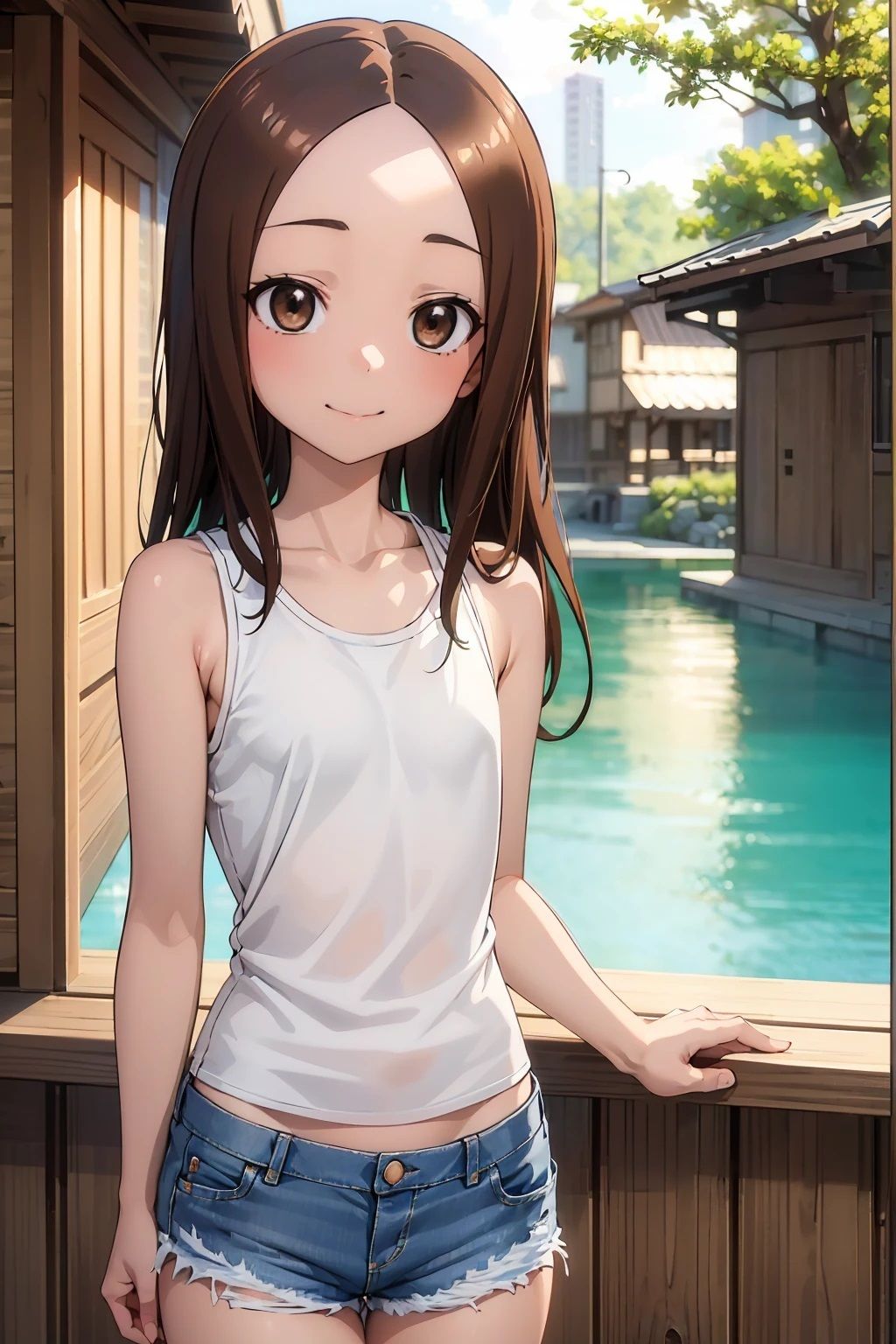 サンプル画像2:高〇さん  タンクトップ（75枚）(ひぐまアート) [d_486967]