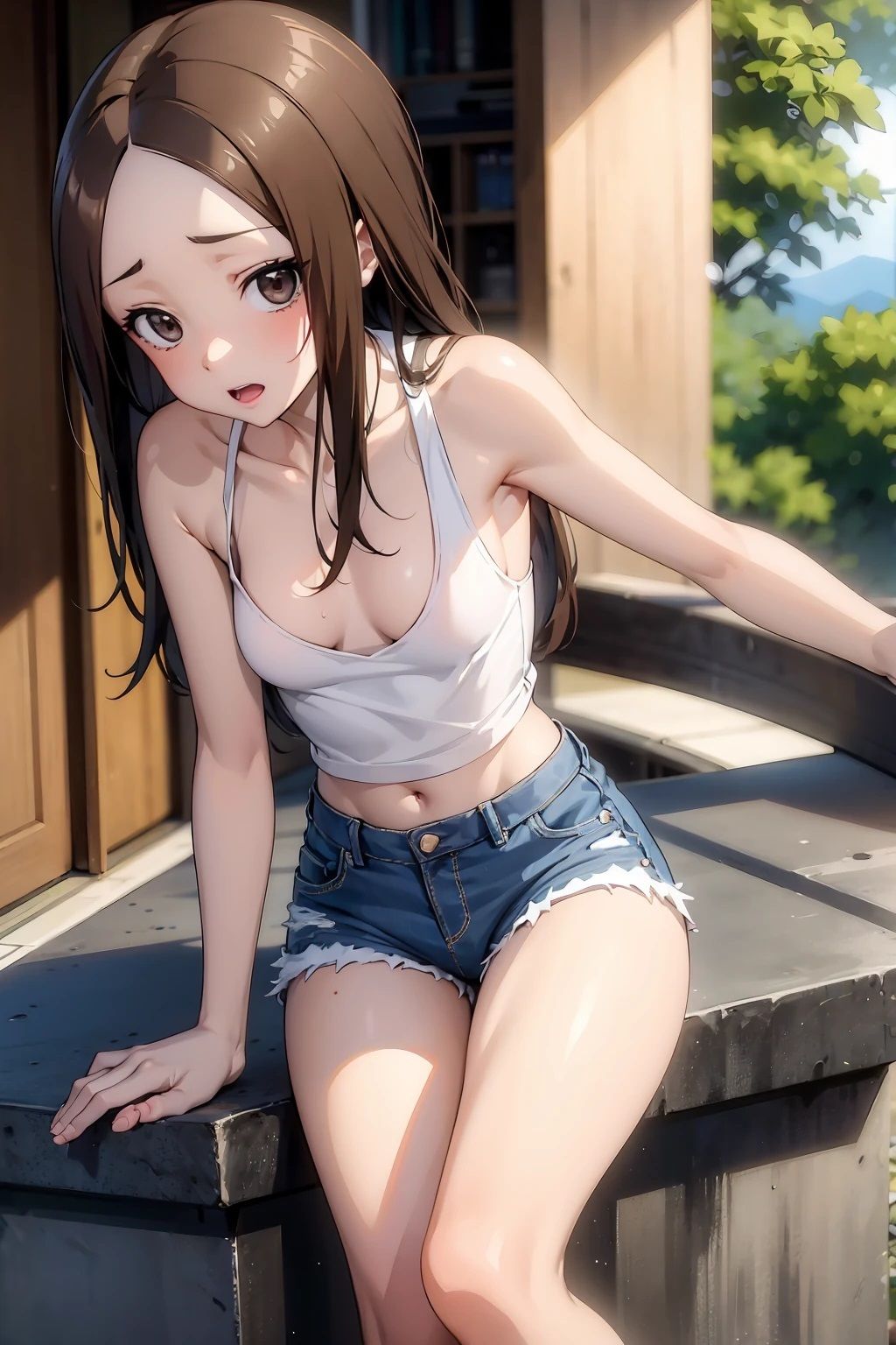 サンプル画像3:高〇さん  タンクトップ（75枚）(ひぐまアート) [d_486967]