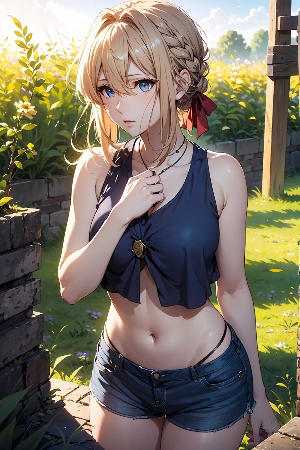 サンプル画像3:ヴァイオ〇ット  タンクトップ（103枚）(きたあかりアート) [d_487006]