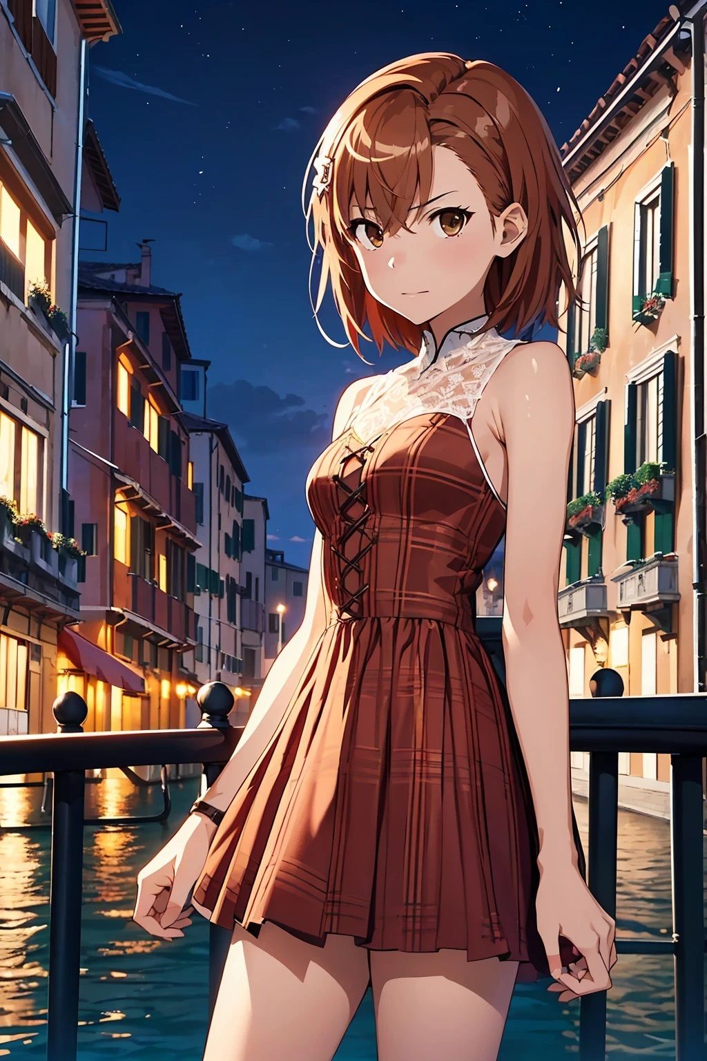 サンプル画像2:御坂〇琴 チェック柄ドレス（105枚）(ひぐまアート) [d_487028]