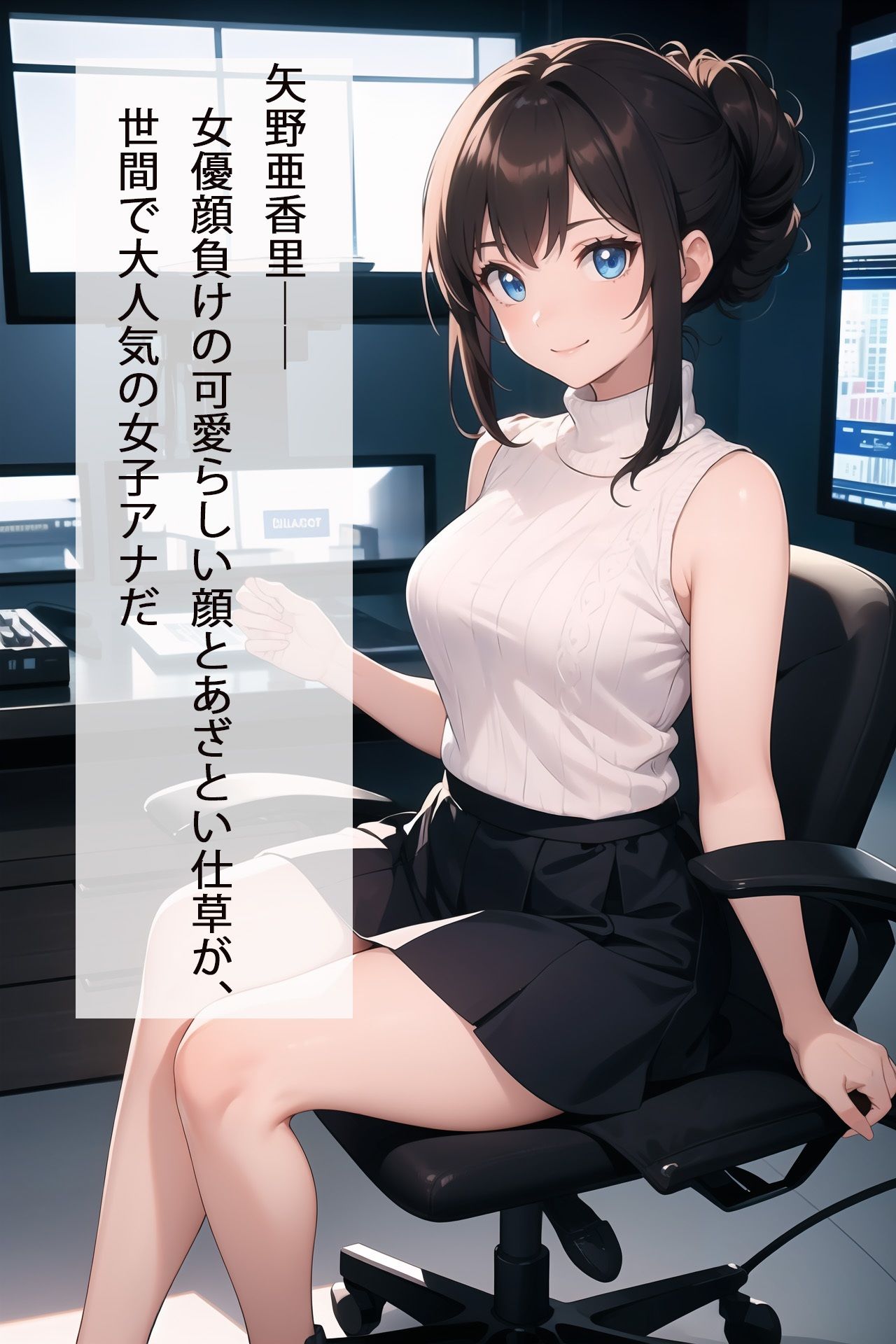 サンプル画像1:小悪魔系人気女子アナ 矢野亜香梨(ゆめまどう) [d_487044]