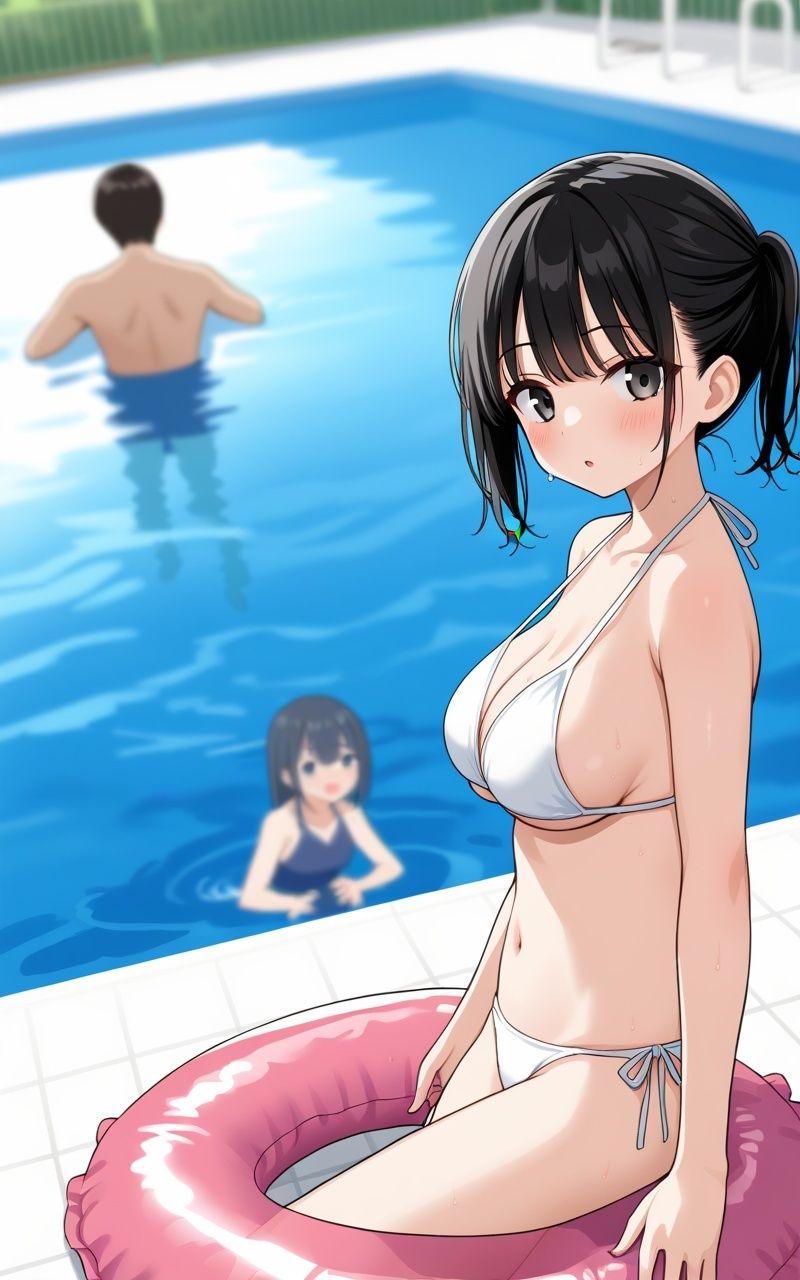 サンプル画像1:夫の目を盗んで…人妻が堕ちた禁断のリゾートプールNTR(官能アートラボ) [d_487126]