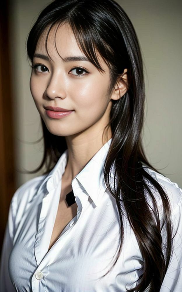 サンプル画像1:AIグラビア  寝る準備はオッケー(牛さんブックマーク) [d_487150]