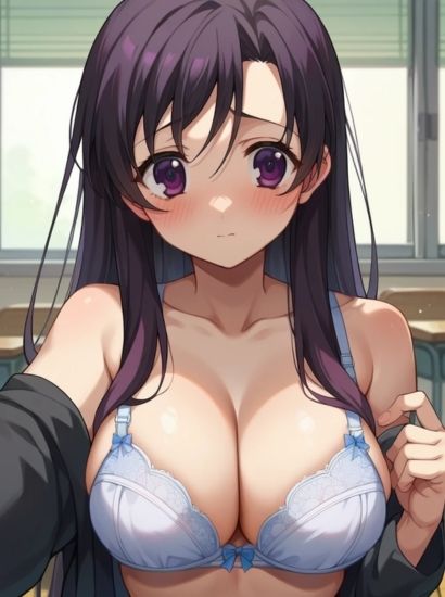 サンプル画像2:SchoolDaysの桂言葉から送られてきた自撮り写真(自撮りサークル  イカスミ工房) [d_487160]