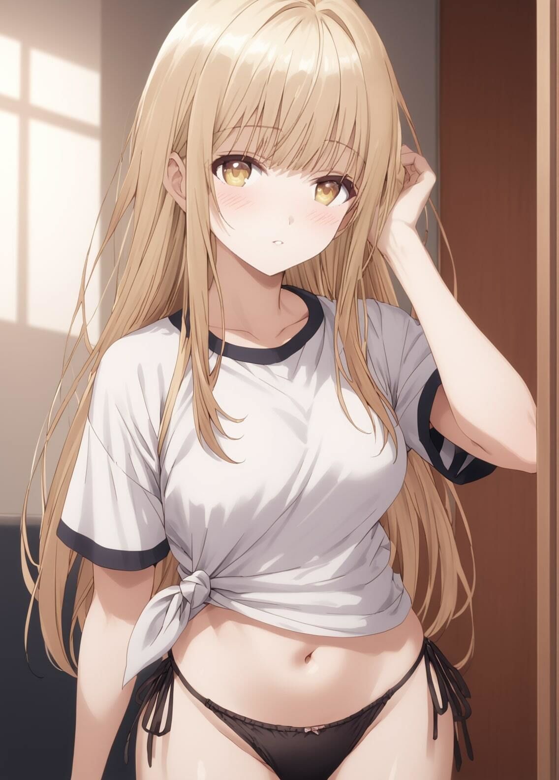 サンプル画像5:「お隣の天使様にいつの間にか駄目人間にされていた件」椎名真昼セクシー写真集（全500枚）(人の海) [d_487166]