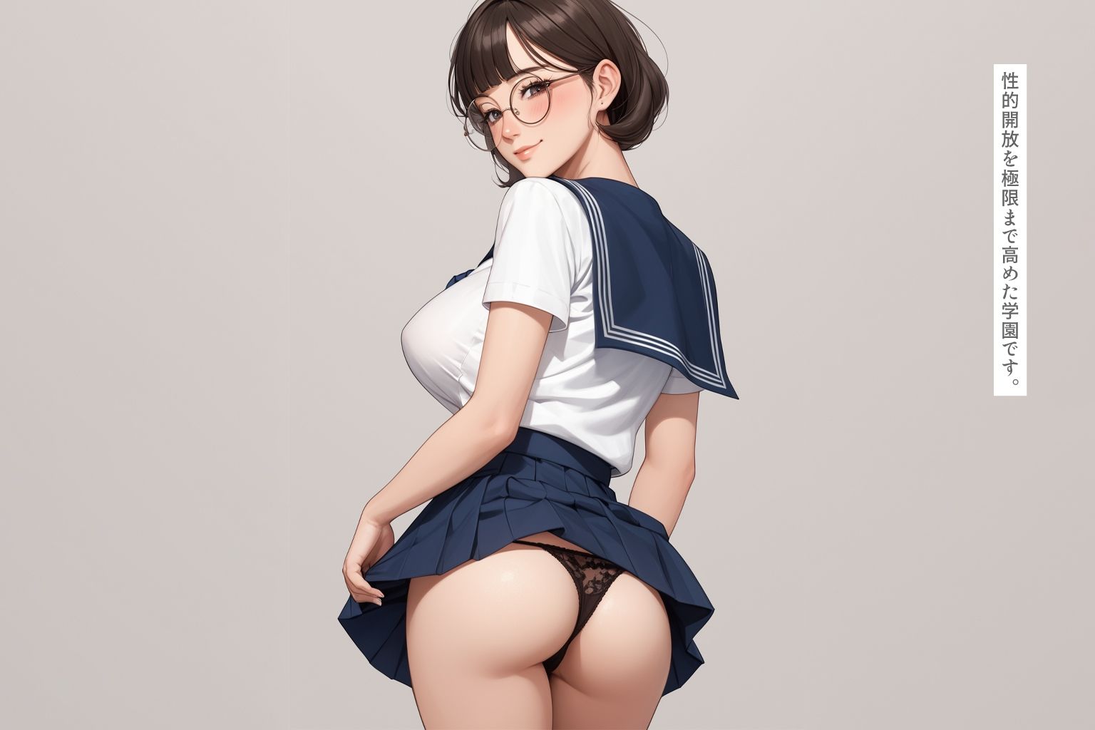 サンプル画像3:私立くりまんじゅう学園  入学説明会(鼻血部) [d_487214]