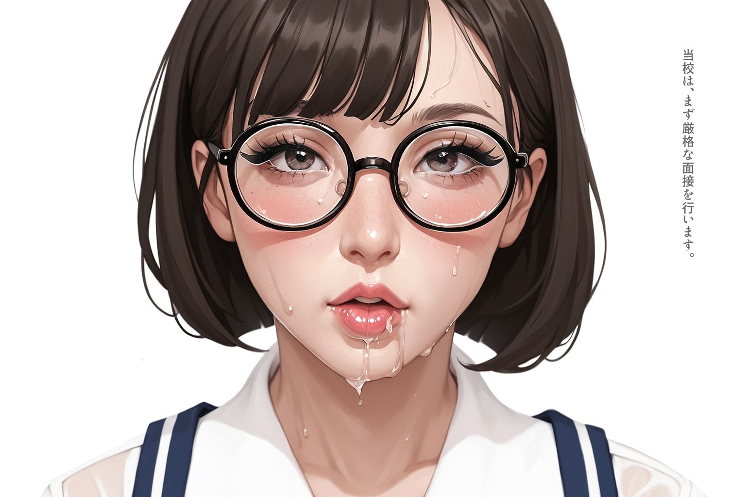 サンプル画像4:私立くりまんじゅう学園  入学説明会(鼻血部) [d_487214]