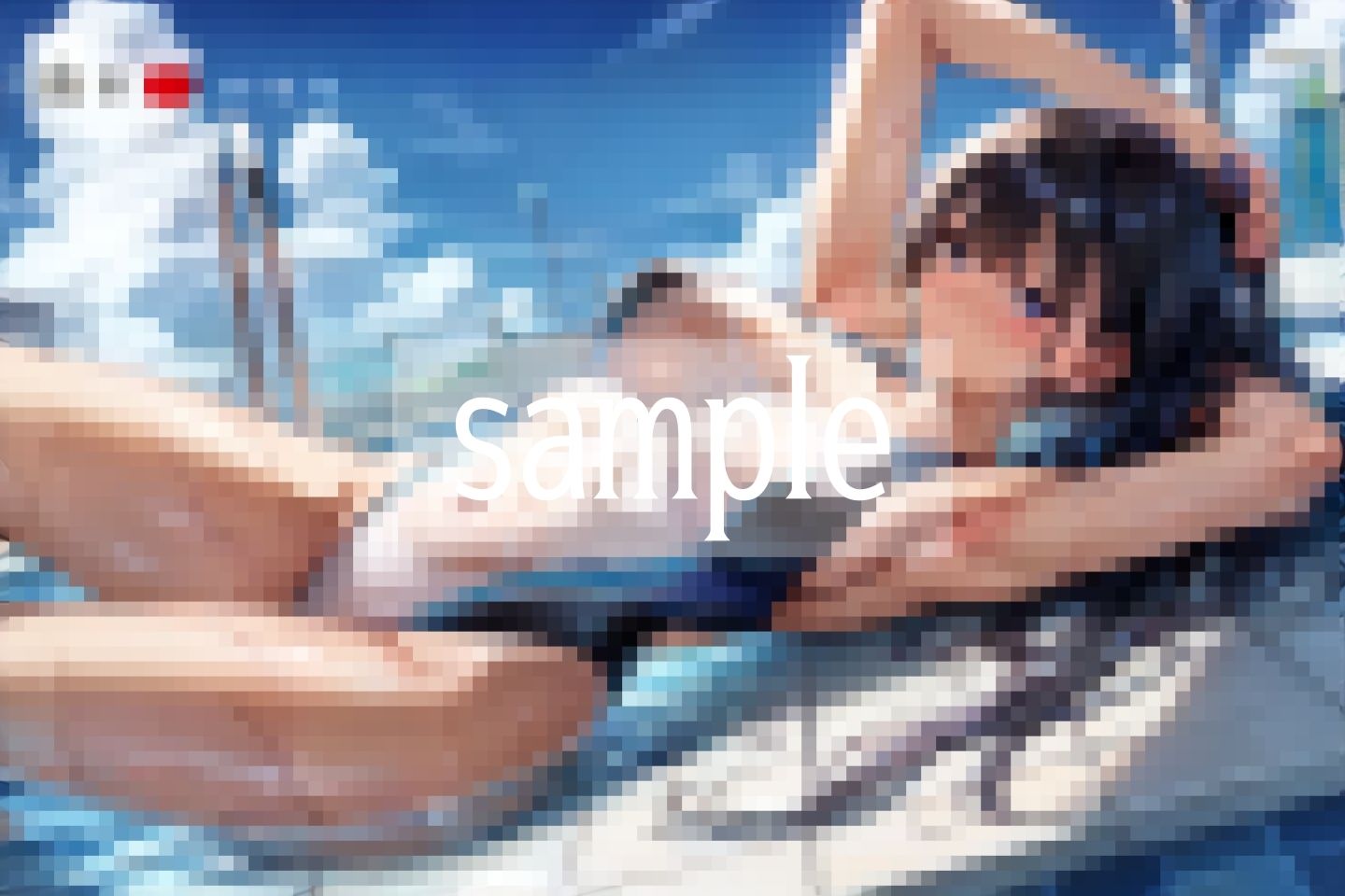 サンプル画像1:SUKE水着…これ透けてませんか？？(高画質ぽんぽん) [d_487397]