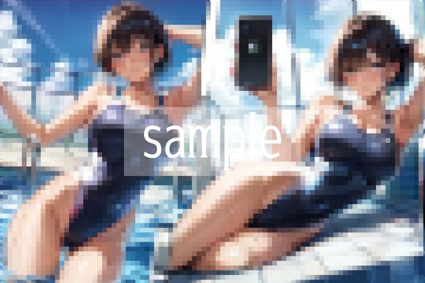 サンプル画像2:SUKE水着…これ透けてませんか？？(高画質ぽんぽん) [d_487397]