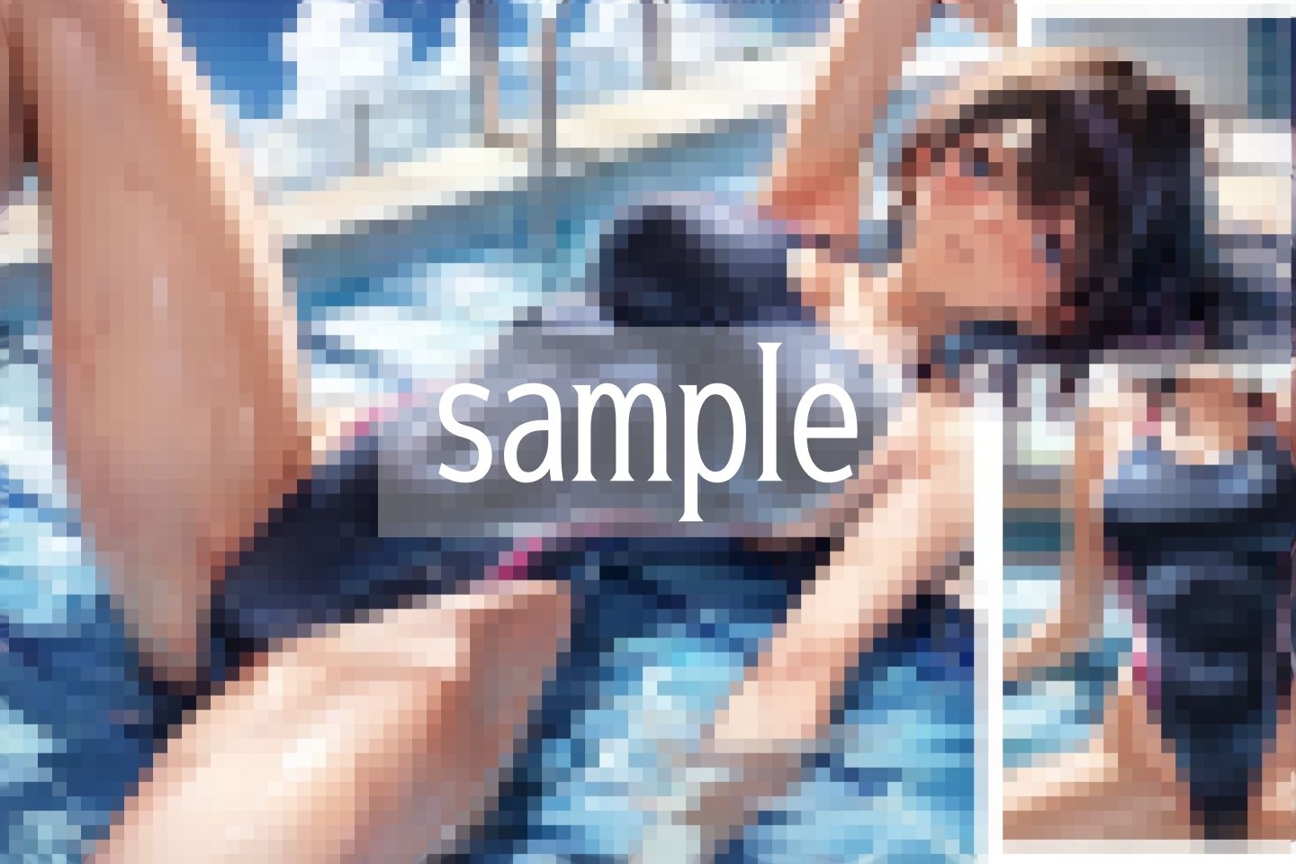 サンプル画像3:SUKE水着…これ透けてませんか？？(高画質ぽんぽん) [d_487397]