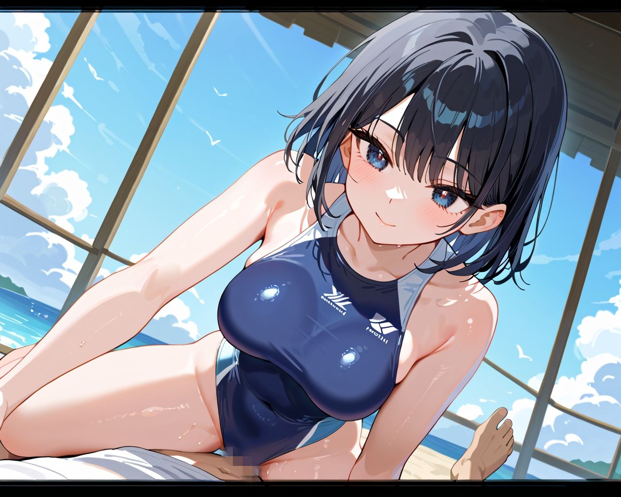 サンプル画像6:性教育学園 やりまくり！SEX水泳部(とろとろ出版) [d_487404]