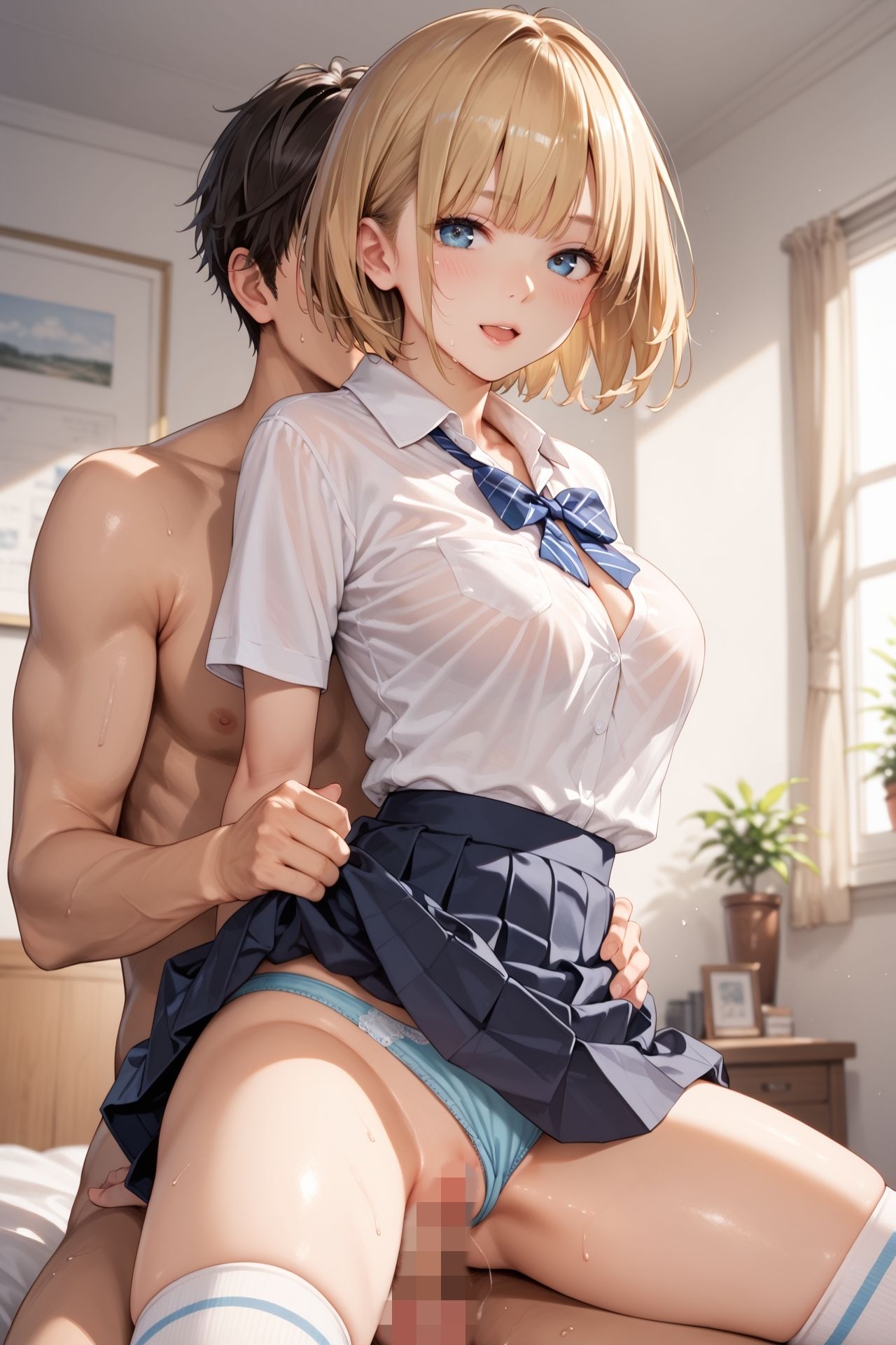 サンプル画像3:学園性活！やりまくりな女子校生たち2(アオとハル) [d_487433]