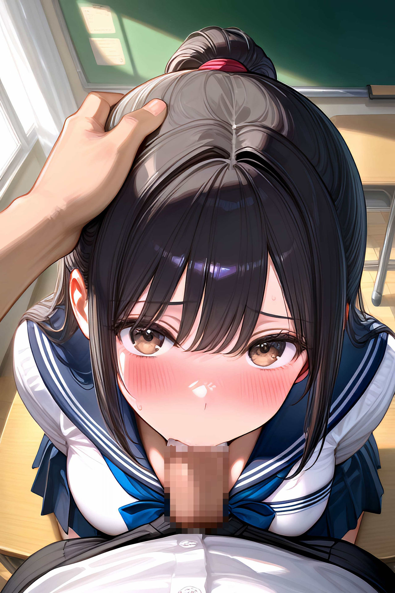 サンプル画像6:放課後JKソー○でクラスメート全員と中○し本番(こねこアートギャラリー) [d_487554]