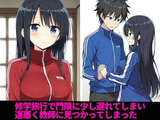 サンプル画像1:修学旅行で門限破った女子校生を説教種付け(かのん絵師) [d_487559]