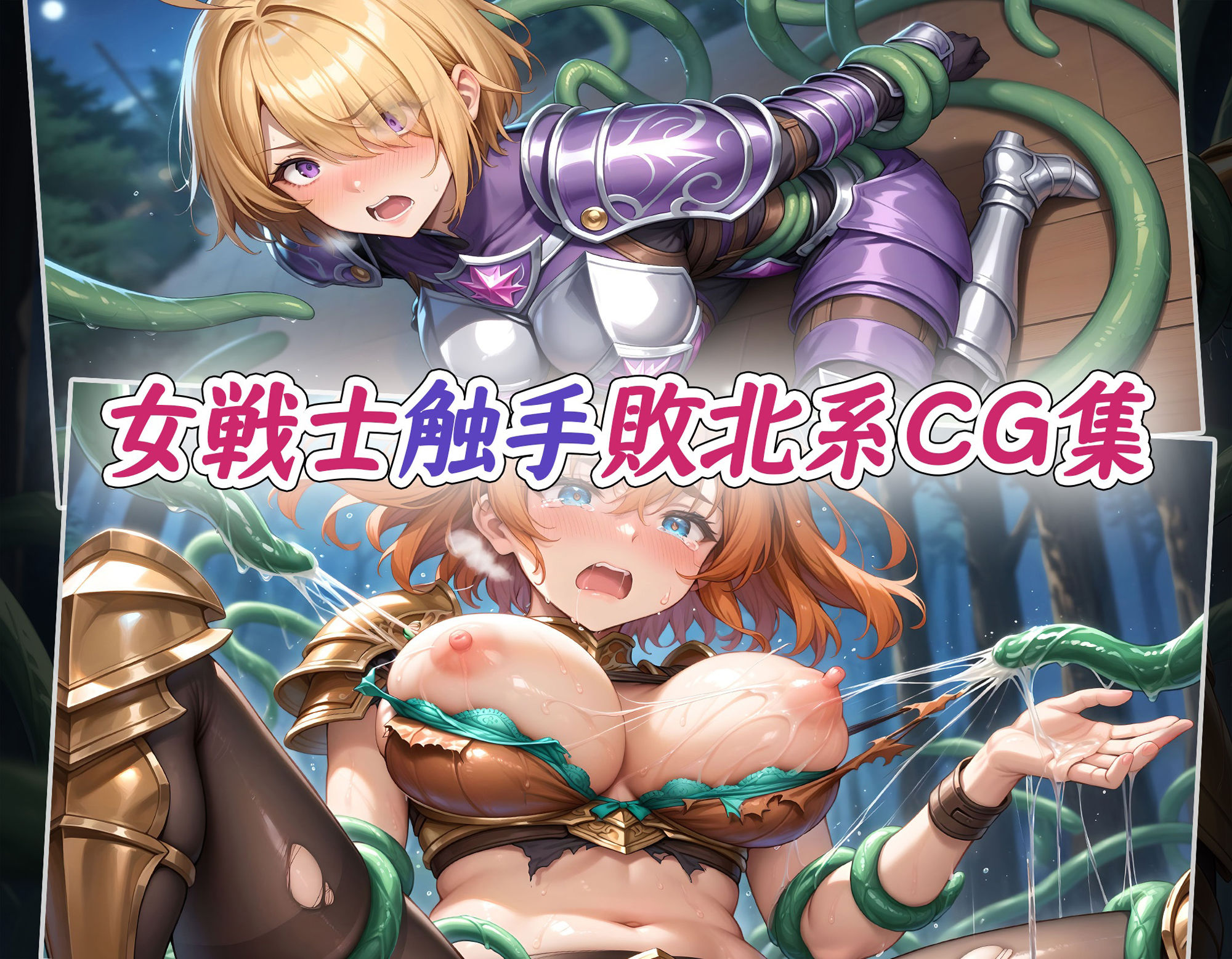 サンプル画像5:木が触手で襲ってくるとか無理ゲー異世界生活〜敗北の女戦士〜(べりーべいん) [d_487572]