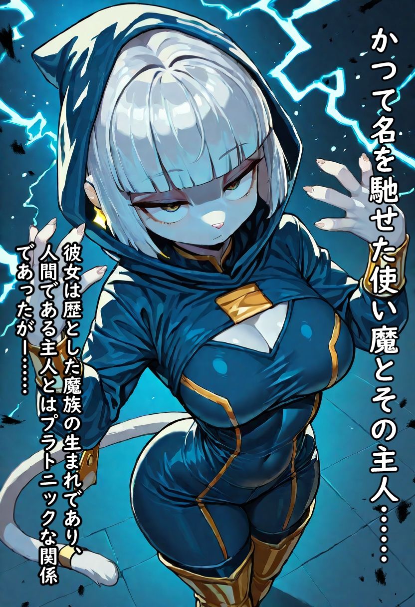 サンプル画像1:長年連れ添った使い魔となんだかんだあってセックスした話し。(変態紳士村) [d_487578]