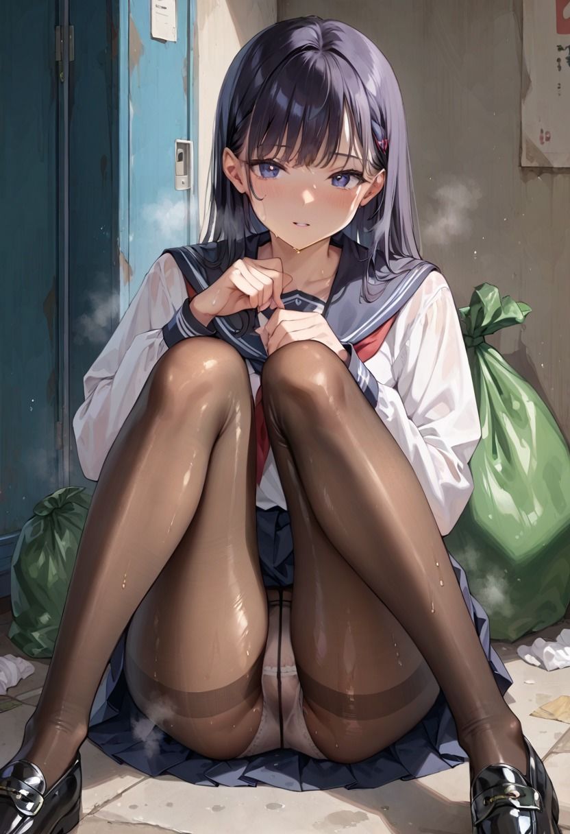 サンプル画像2:汗臭いおっさんの極太チ●ポで生ハメ中出し精液便器にされる処女マンコのスク水幼馴染(すたじおあいりす) [d_487716]