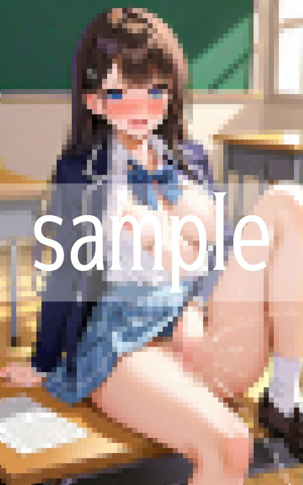 サンプル画像5:潮プッシャー〜机の上で滝のような聖水を放出(ぱんぱんのOP) [d_487808]