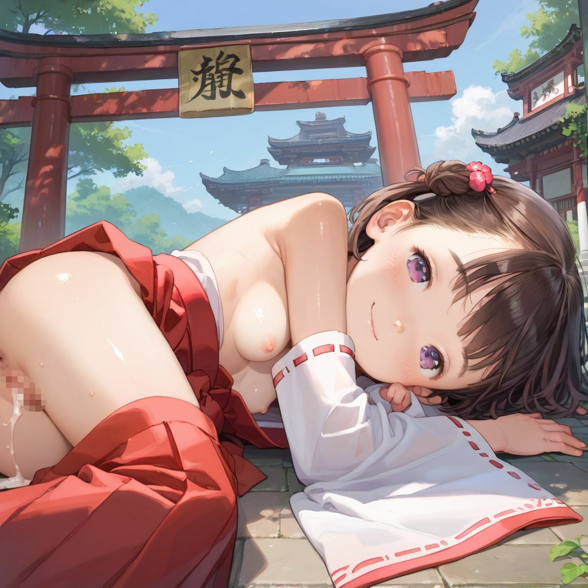 サンプル画像5:ちっぱい娘の日常〜年末年始の巫女バイト〜01(ぷにあな) [d_487861]