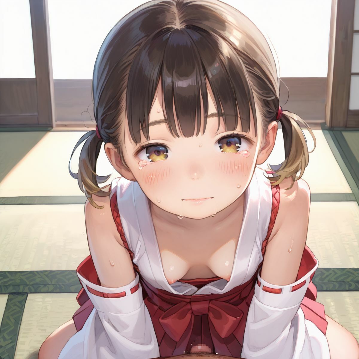 サンプル画像4:ちっぱい娘の日常〜年末年始の巫女バイト〜02(ぷにあな) [d_487863]