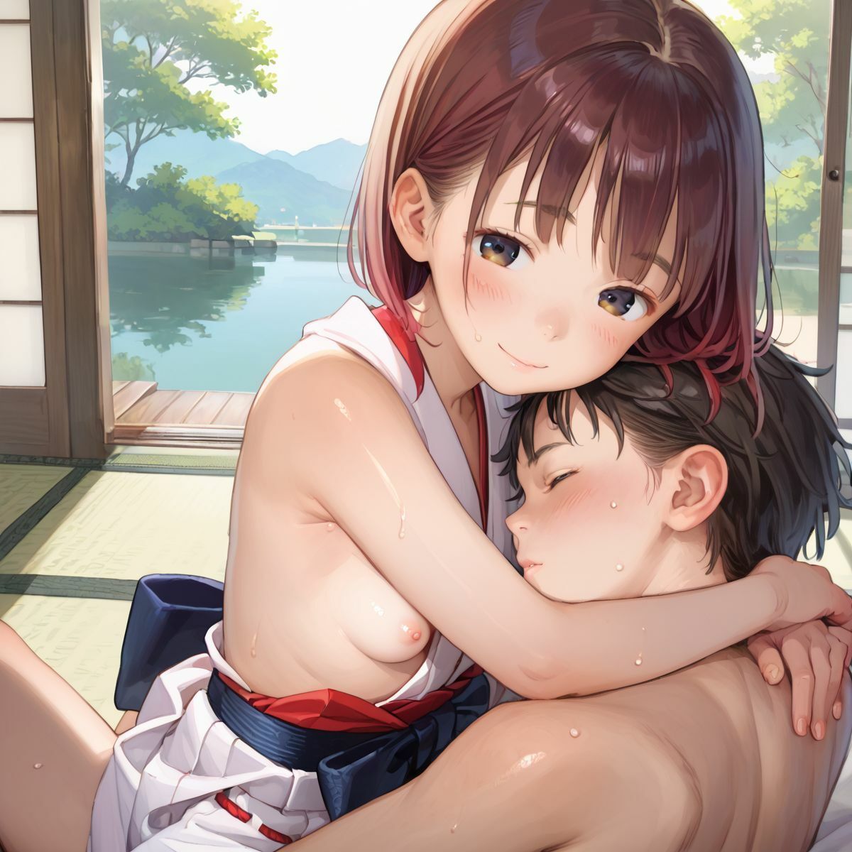 サンプル画像3:ちっぱい娘の日常〜年末年始の巫女バイト〜03(ぷにあな) [d_487864]