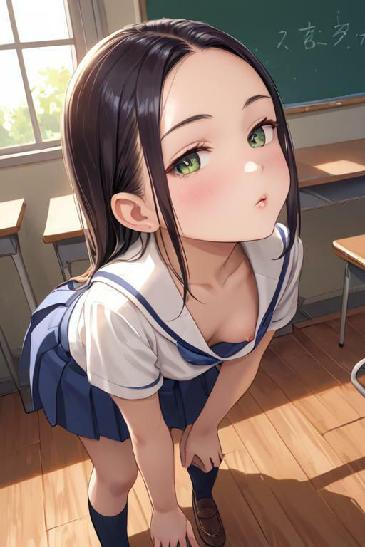 サンプル画像2:見えた！覗いた！学園の裏日常  〜禁断の視線〜(AIの本気) [d_487879]