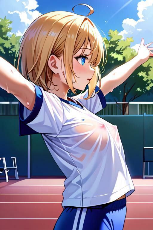 サンプル画像5:見えた！覗いた！学園の裏日常  〜禁断の視線〜(AIの本気) [d_487879]