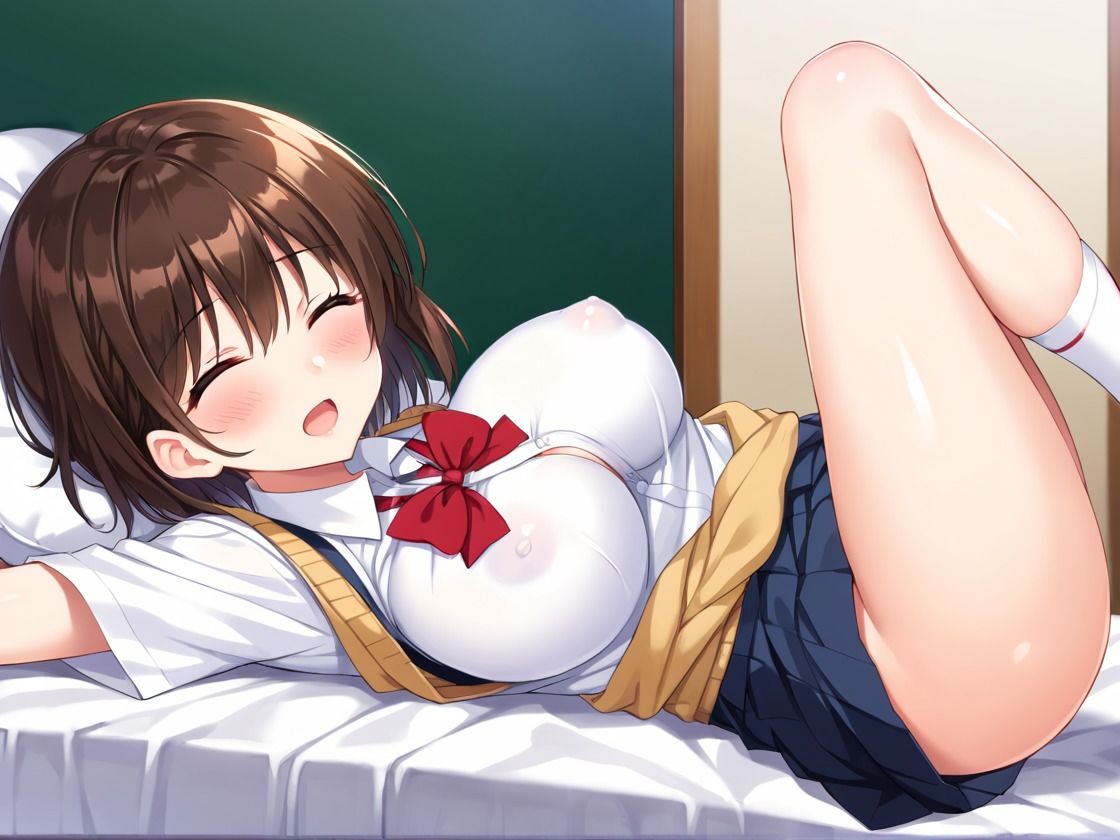 サンプル画像6:学生が妊娠して母乳を搾乳し放題(なでしこしこくらぶ) [d_487903]