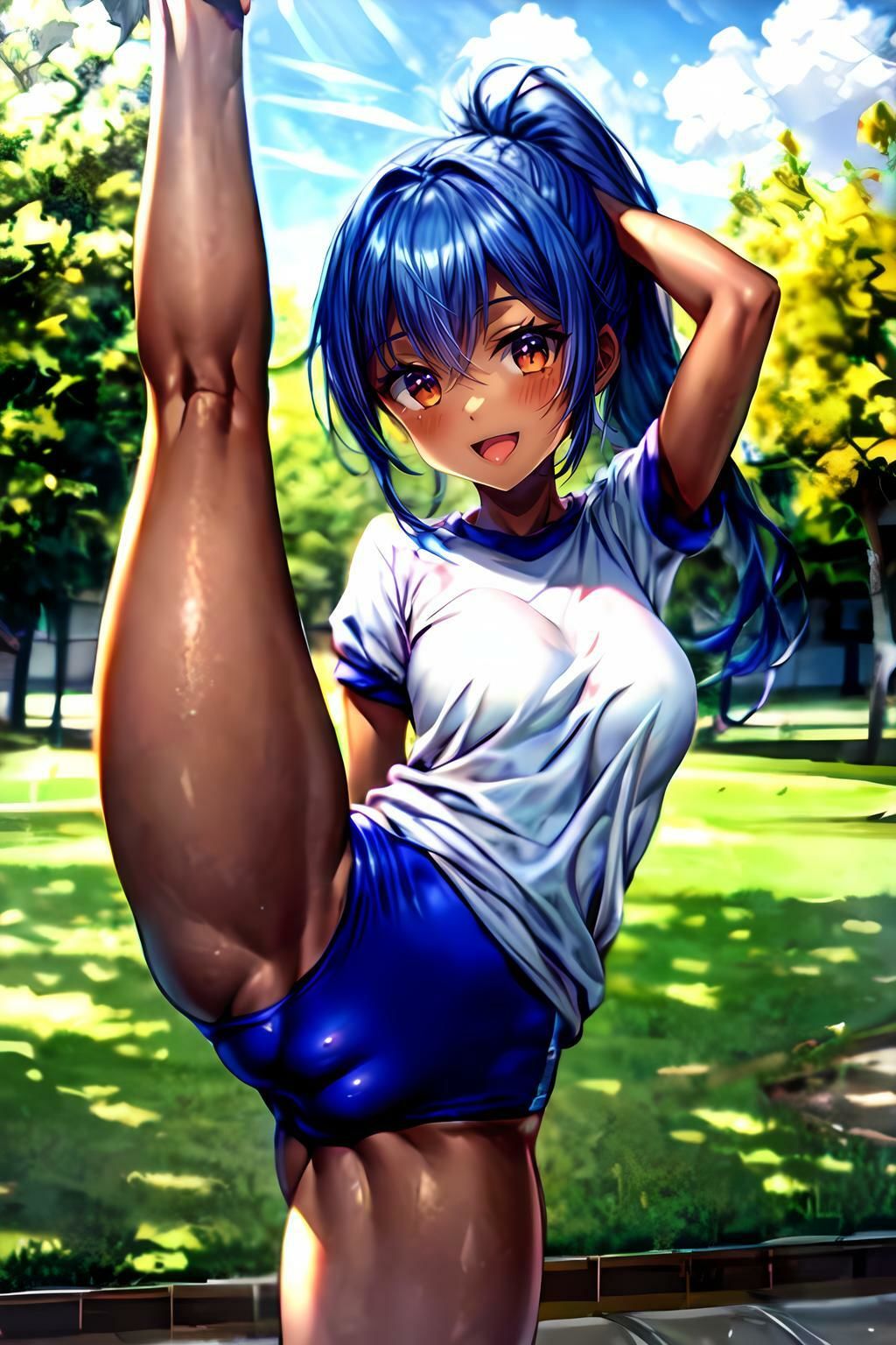 サンプル画像5:体操着・ブルマイラスト集(タマナシノオオカミ) [d_487909]