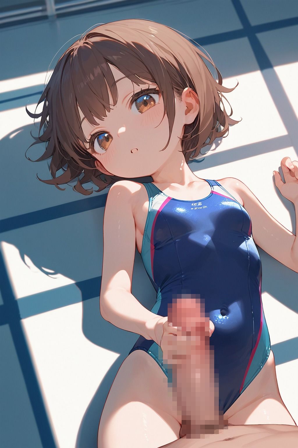 サンプル画像4:水泳の授業の後で(きょほう) [d_487974]