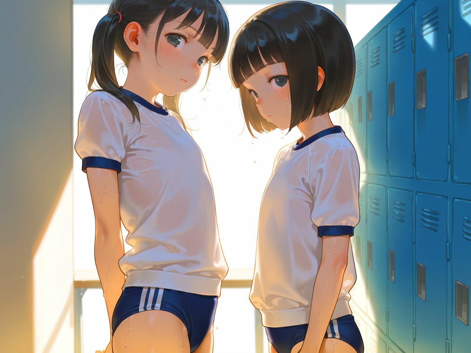 サンプル画像1:先生の言うことを聞きなさい 〜ブルマ二人組が犯◯れる〜(エロ灰皿) [d_488057]