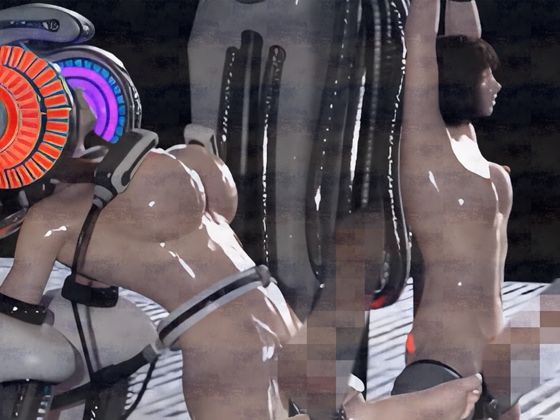 サンプル画像2:ふたなり貧乳と巨乳のアへ顔機械責め(Hinano) [d_488123]