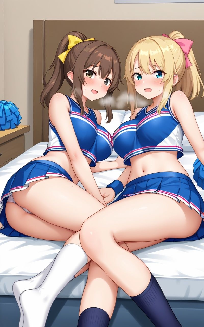 サンプル画像1:幼なじみのチアガール姉妹と秘密の応援生活(官能アートラボ) [d_488187]