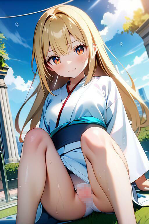 サンプル画像3:4人の美少女のかなりエッチな公園(アイドル・マイスター) [d_488237]