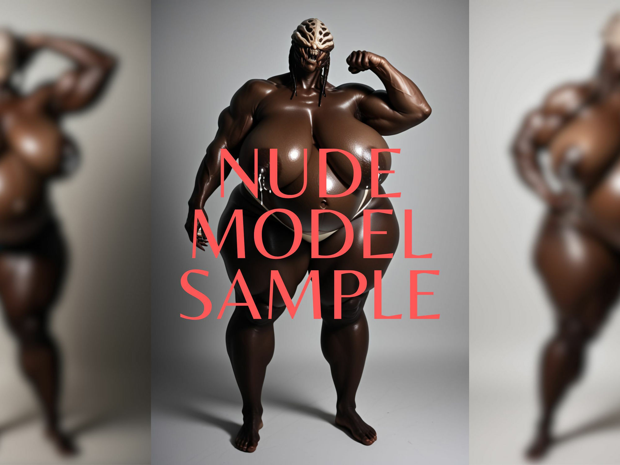 サンプル画像4:Nude Model_vol.17_エイリアン襲来(肉感至上主義) [d_488250]