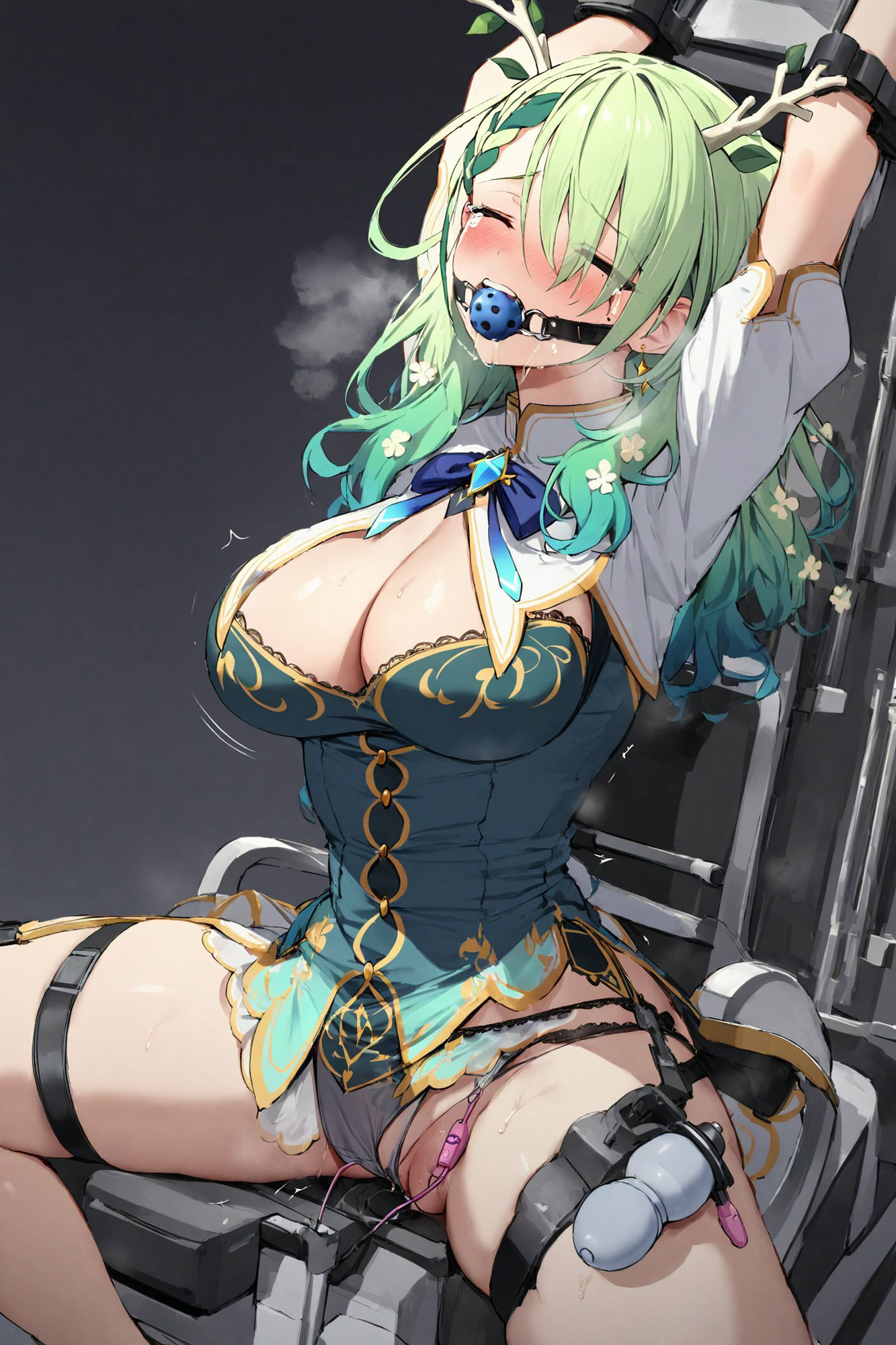 サンプル画像1:完全固定強●絶頂責め〜セレス・ファウナ編〜(えるごらぼ) [d_488345]