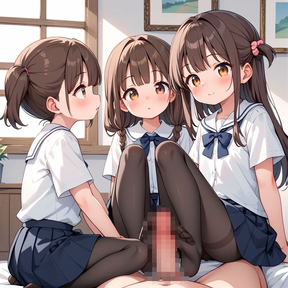 サンプル画像6:つるぺた少女に囲まれたい(やきしらこ) [d_488514]