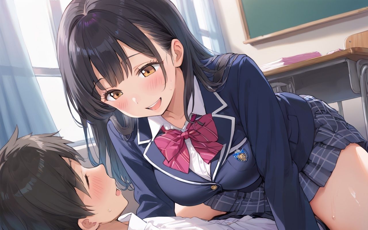 サンプル画像5:隣のクラスの巨乳美少女脱いだらすごかった(sksk) [d_488526]