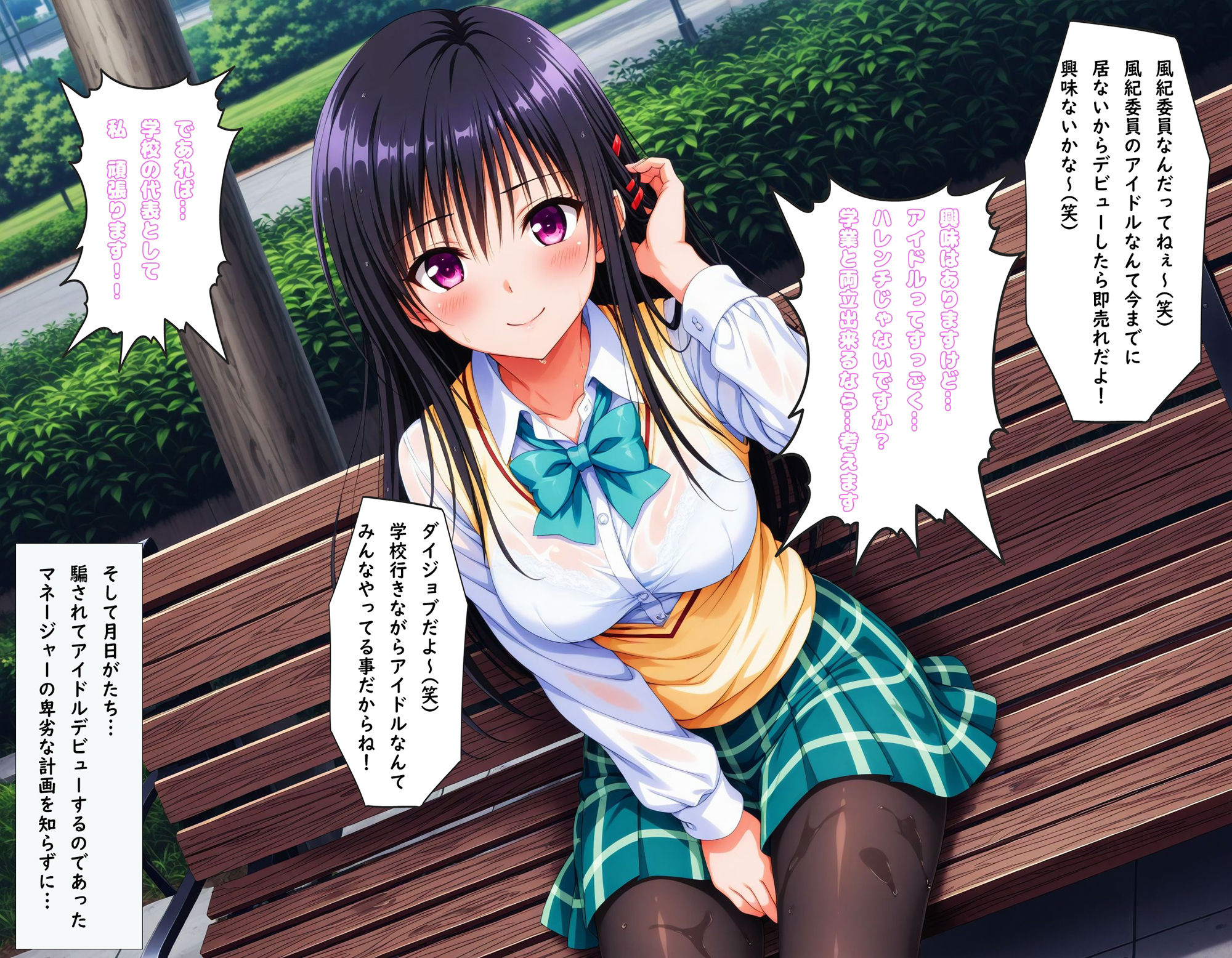 サンプル画像1:催●にかけられて1万人の客と公開生SEX LIVE開始 〜古●川唯編〜(もしも☆アニ) [d_488720]