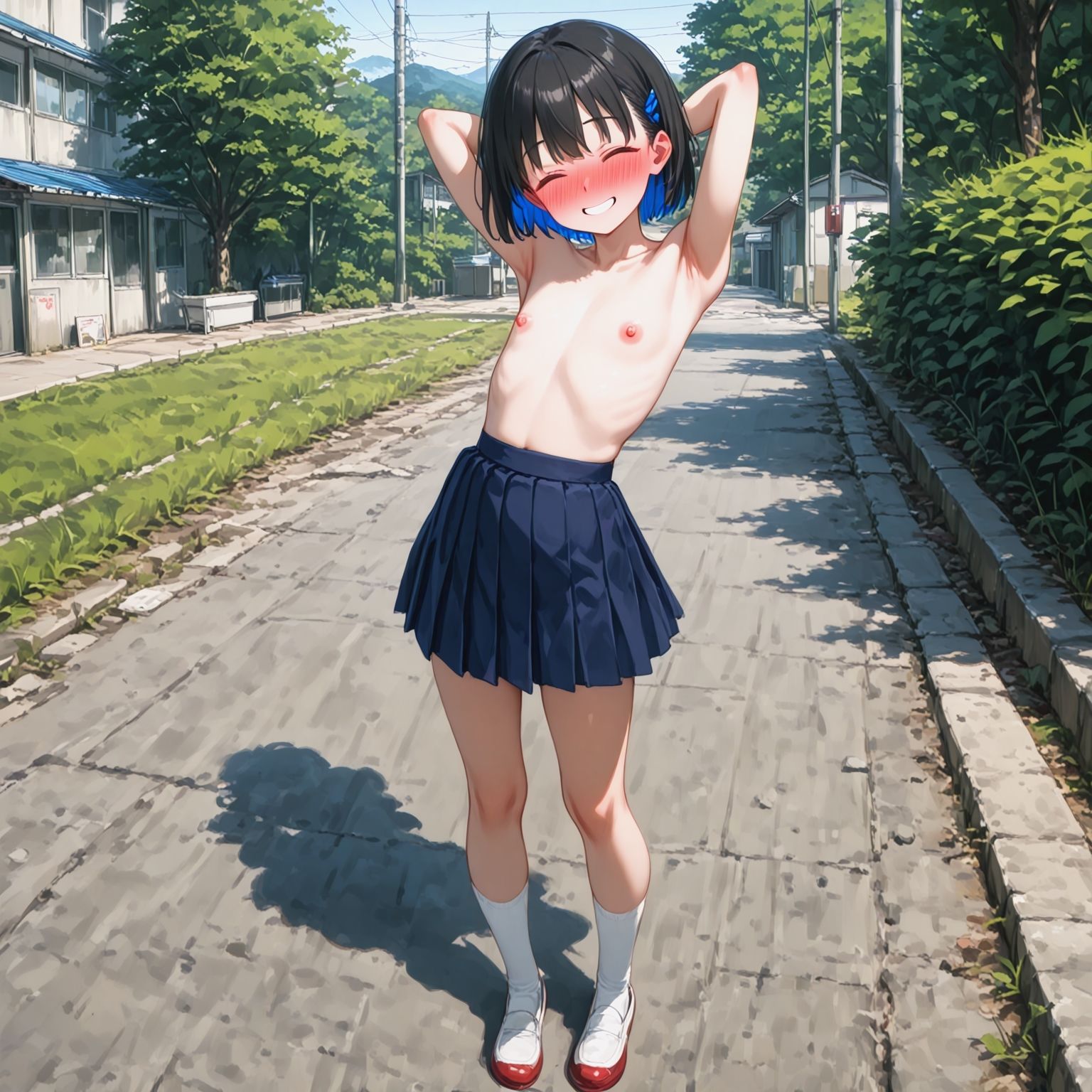 サンプル画像1:裸スカート登校日(ipoom) [d_488742]