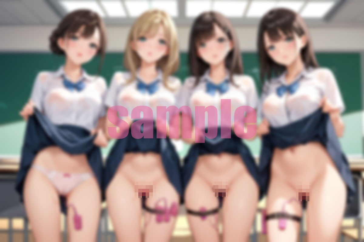 サンプル画像5:じんじん感じちゃうよ学園〜大きな声は出しちゃダメだよ(彊食自AI) [d_488774]