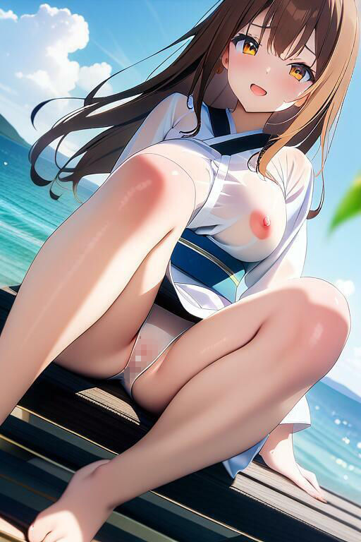 サンプル画像2:4人の美少女のエッチな水辺の肢体(アイドル・マイスター) [d_488807]